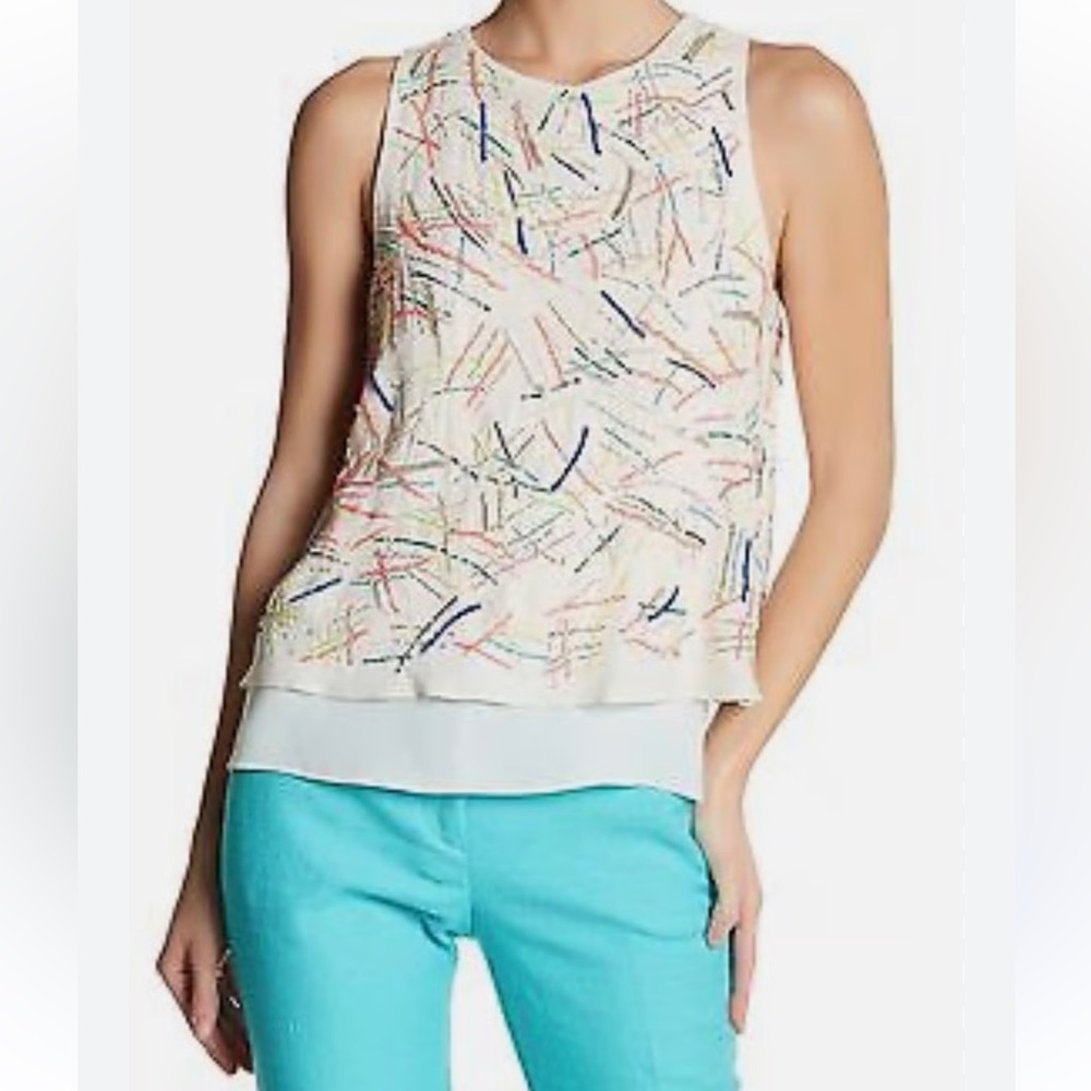 Trina Turk Kids Multicolor Patterned Blouse